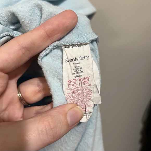 Sweaty Betty Escape Luxe Fleece Hoodie Size Small - Picture 10 of 11